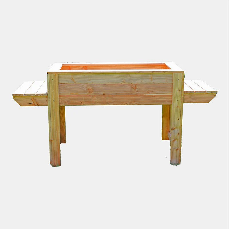 Garden Planter Larch Rectangular Dim by Shire - 80cm - Image 4