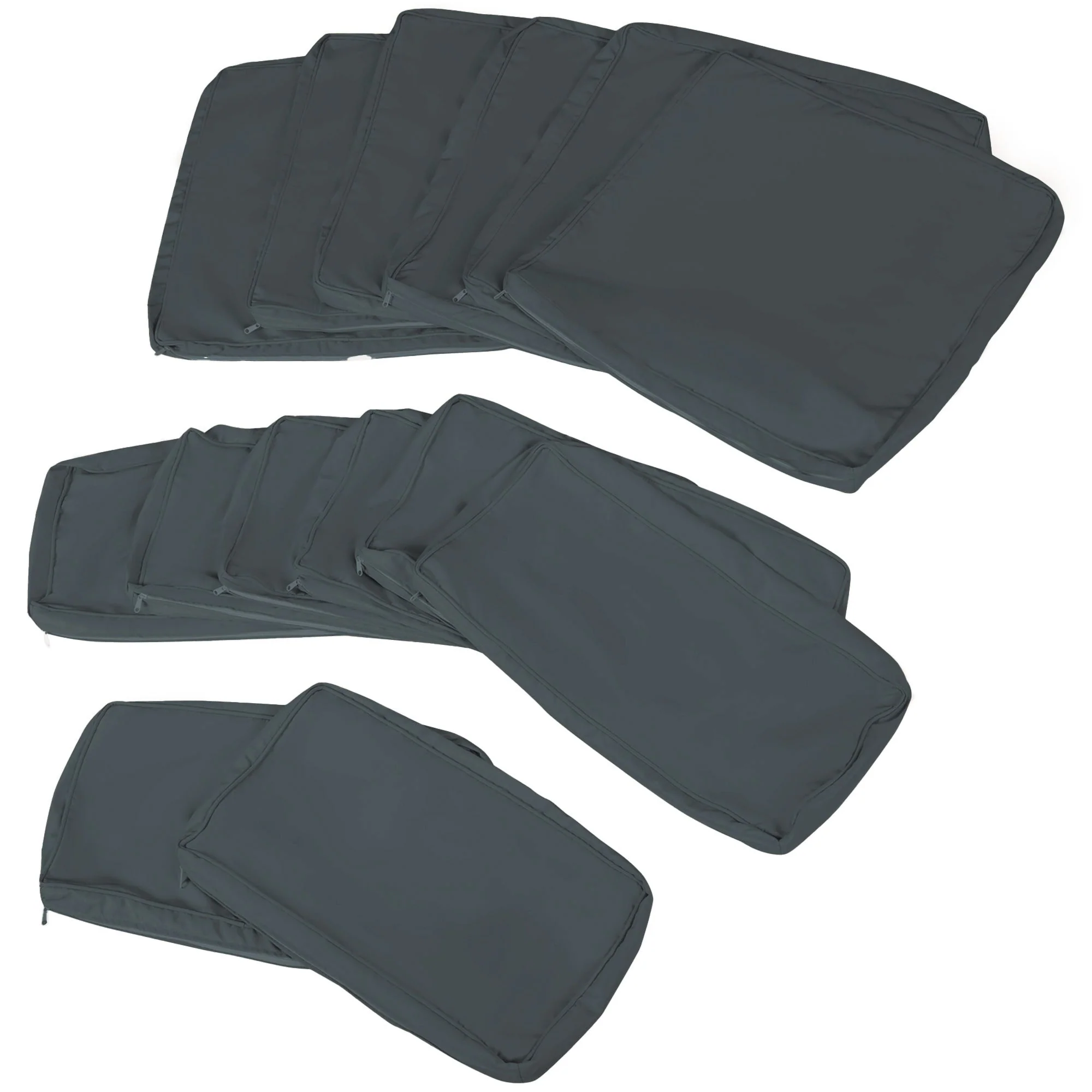 Garden Rattan Sofa Cushion Polyester Cover Replacement Outdoor- No Cushion Included - Image 7