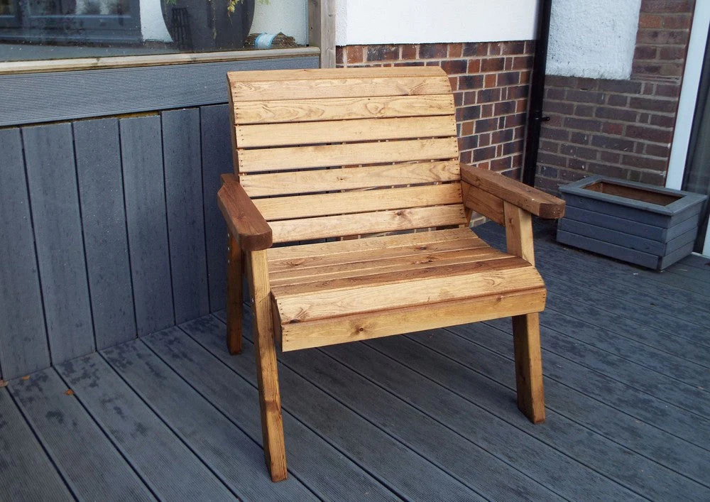 Grand Garden Armchair Chair by Charles Taylor - Image 3