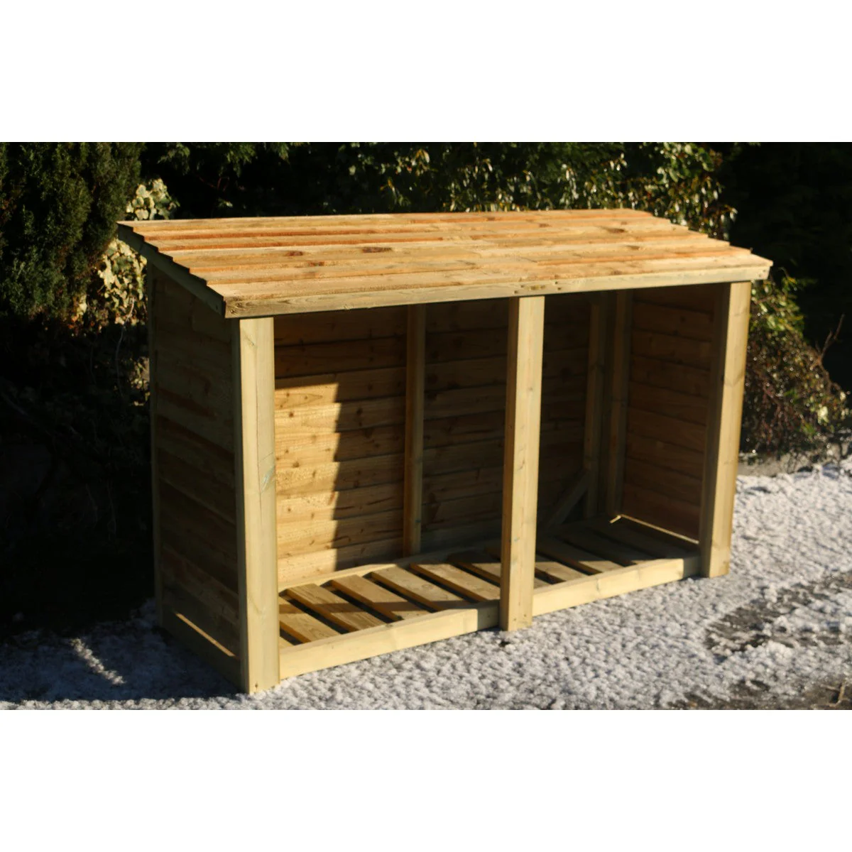 Heavy Duty Garden Log Store 190cm wide x 67cm deep by Churnet Valley - LS5X6 - Image 7