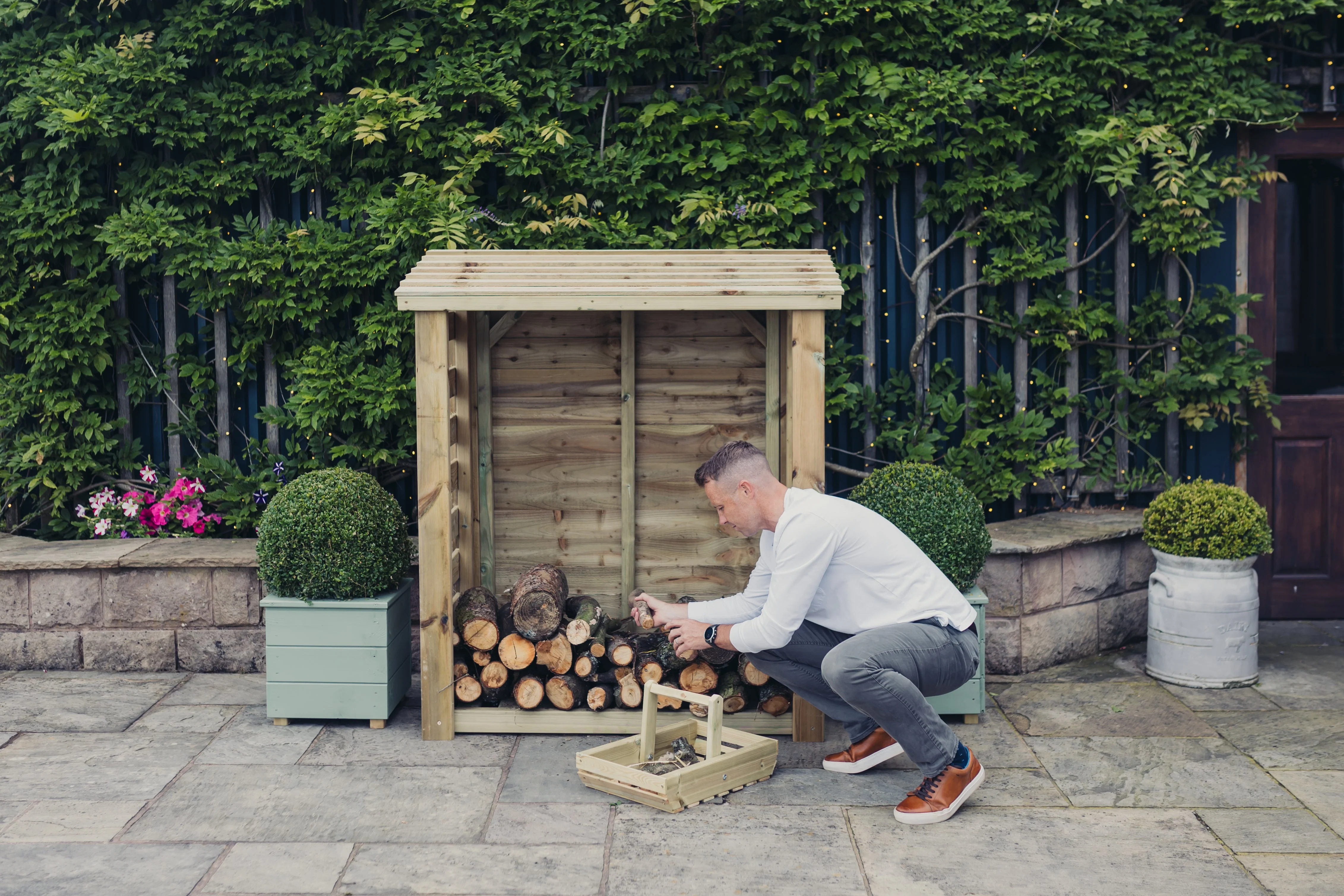 Heavy Duty Garden Log 150cm wide x 60cm deep Store by Churnet Valley - LSOP4X5 - Image 12