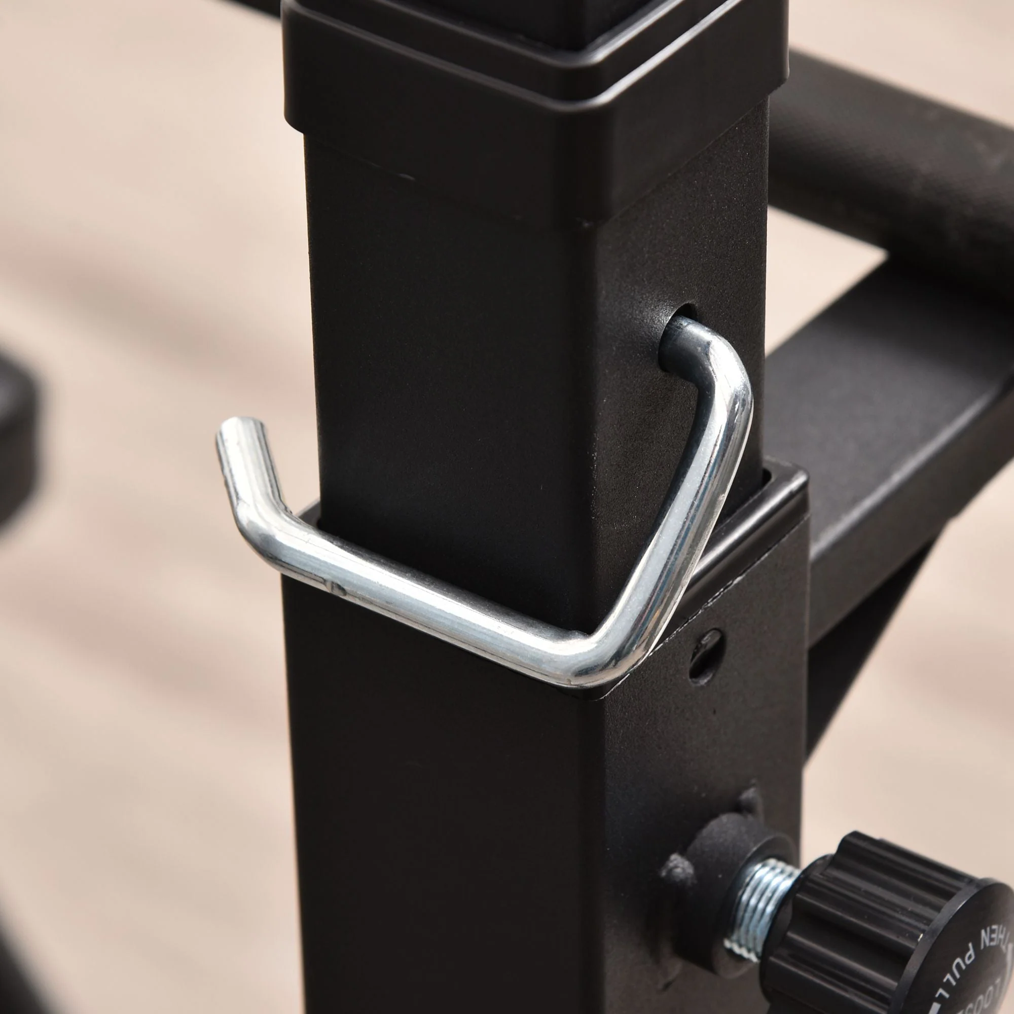 Heavy Duty Weights Bar Barbell Squat Stand Barbell Rack Spotter GYM Fitness Power Rack Holder Bench New - Image 8