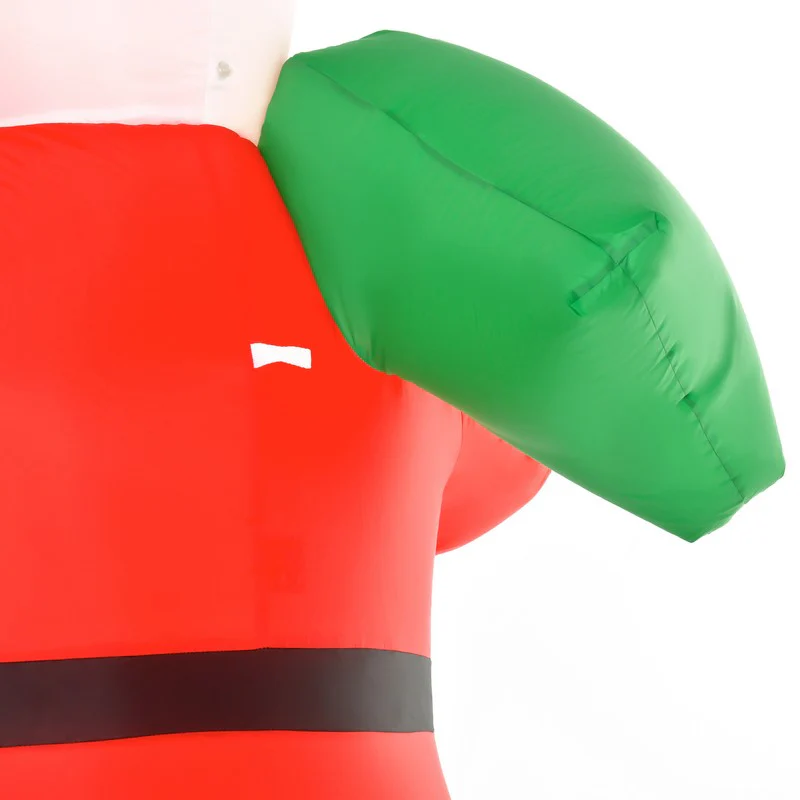 Homcom 8 Foot LED Polyester Santa Claus Christmas Inflatable - Image 8