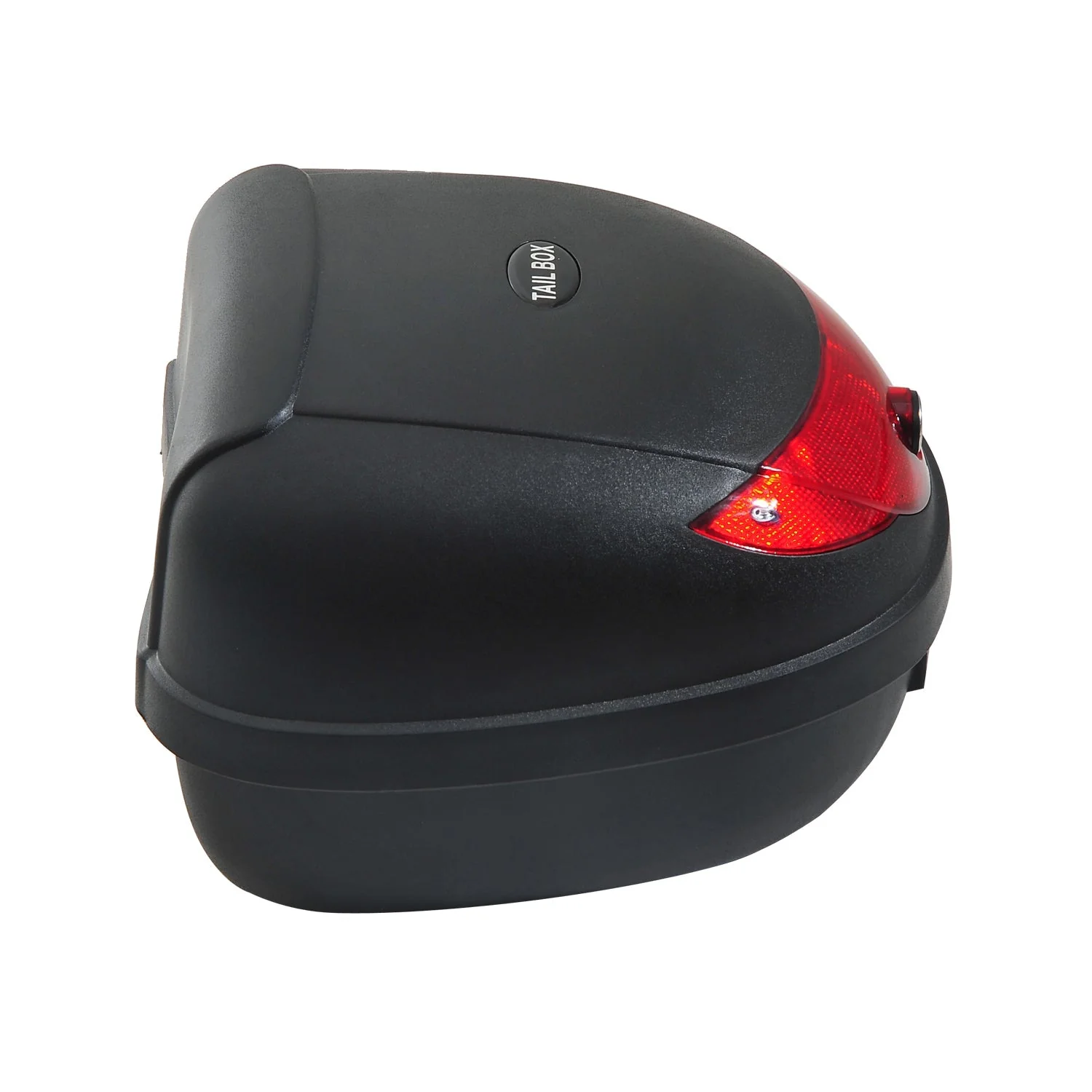 Homcom 24 L Motorcycle Luggage Case Withreflectors-Black/Red - Image 4