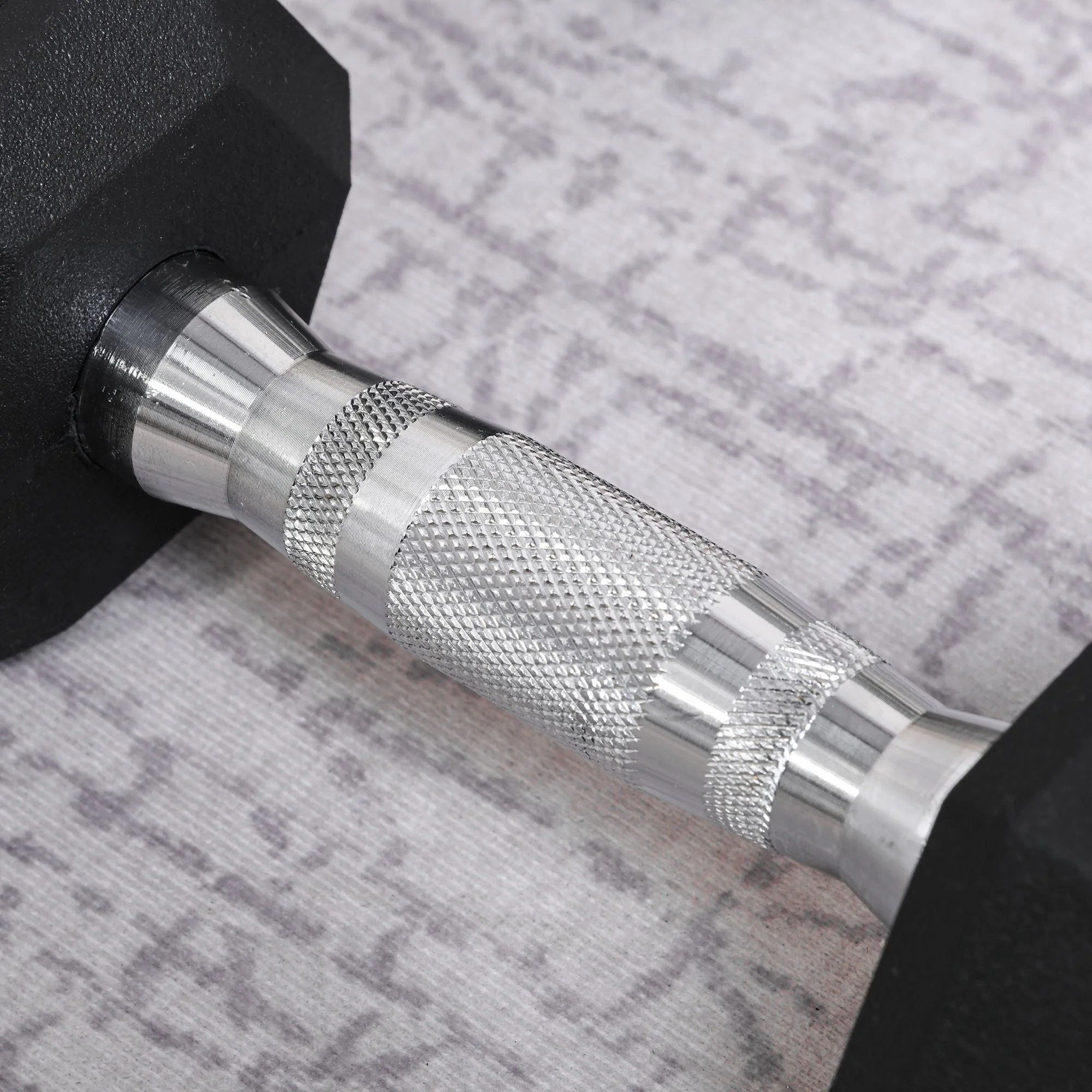 Homcom 2x4kg Rubber Dumbbell Sports Hex Weights Sets Home Gym Fitness Hexagonal Dumbbells Kit Weight Lifting Exercise - Image 9