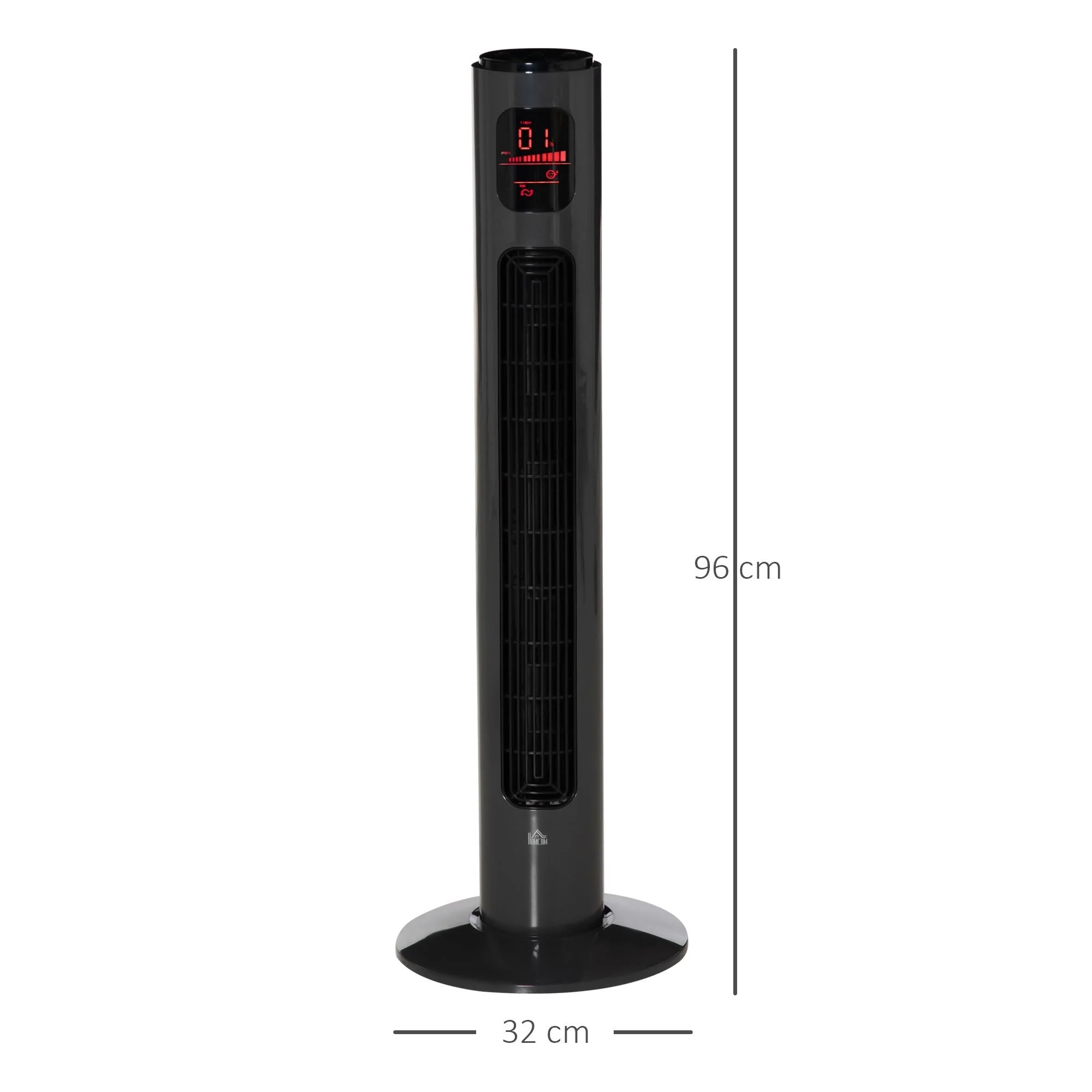 Homcom 38'' Freestanding Tower Fan - Image 3