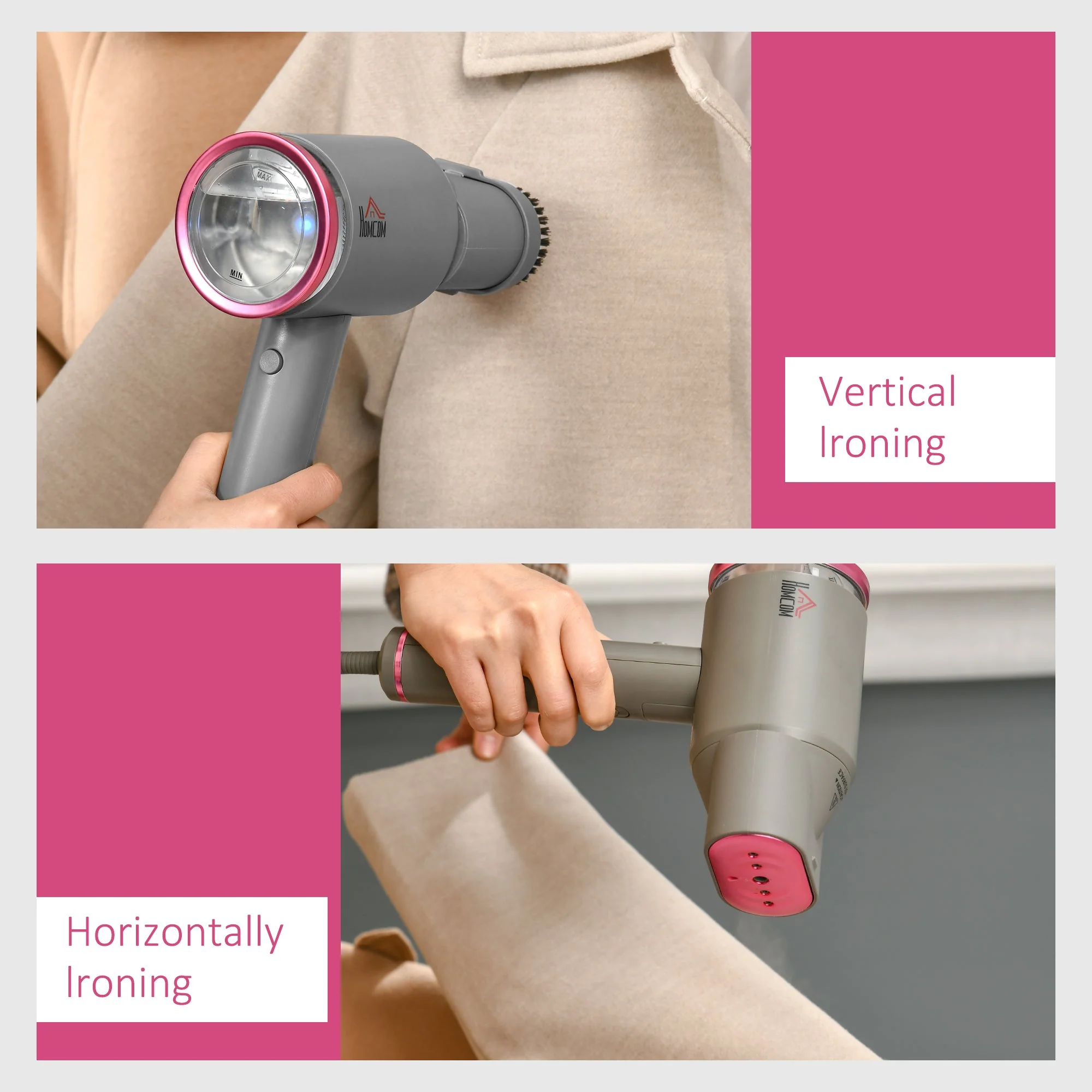 Homcom Clothes Steamer - Image 8