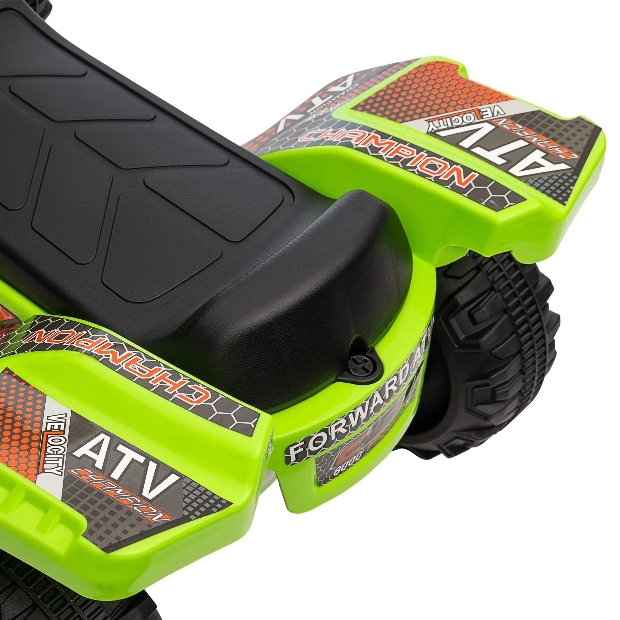 Homcom Kids Ride-on Four Wheeler ATV Car with Real Working Headlights for 18-36M - Image 8