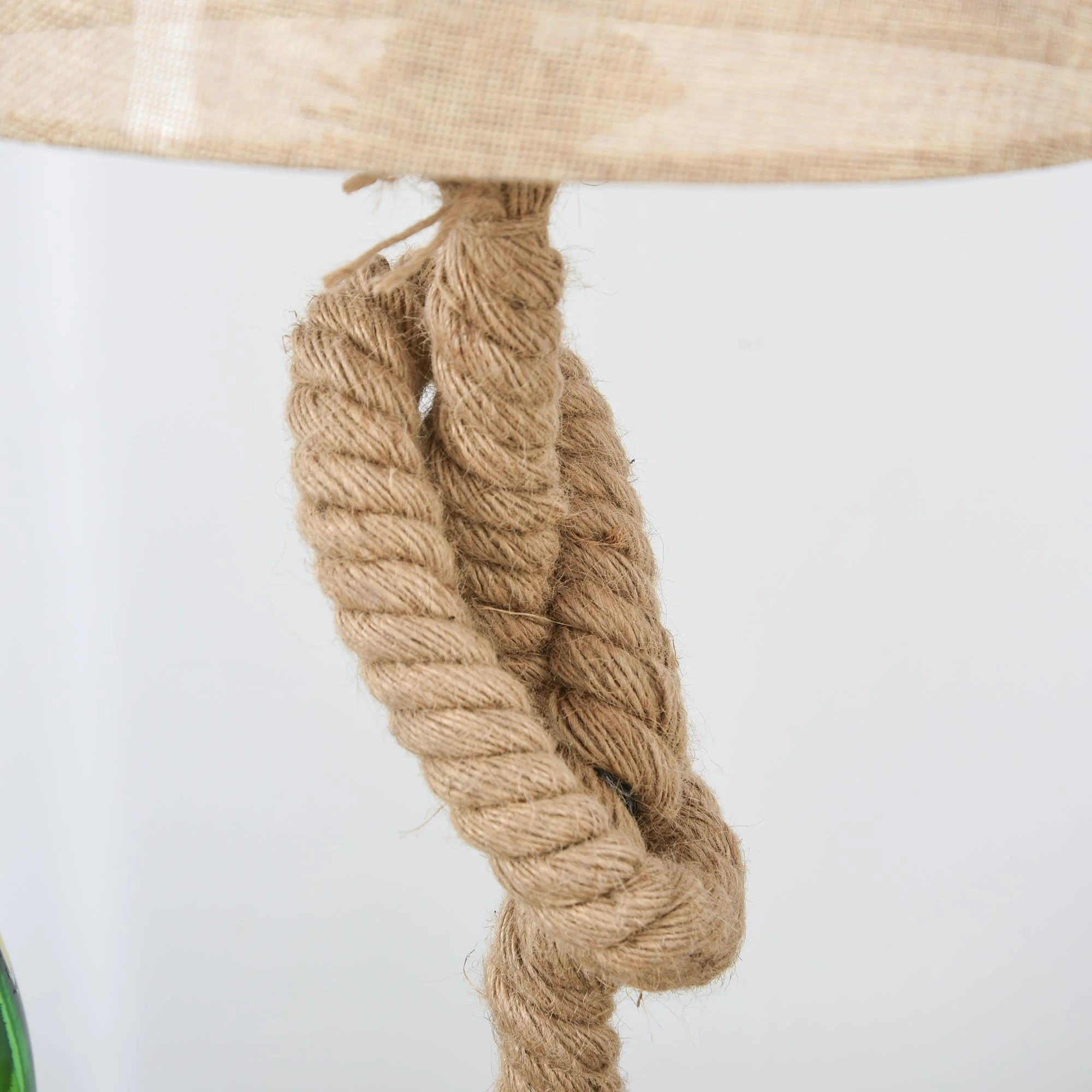 Homcom Nautical Style Table Lamp With Fabric Lampshade Metal Frame Power Switch - Image 7