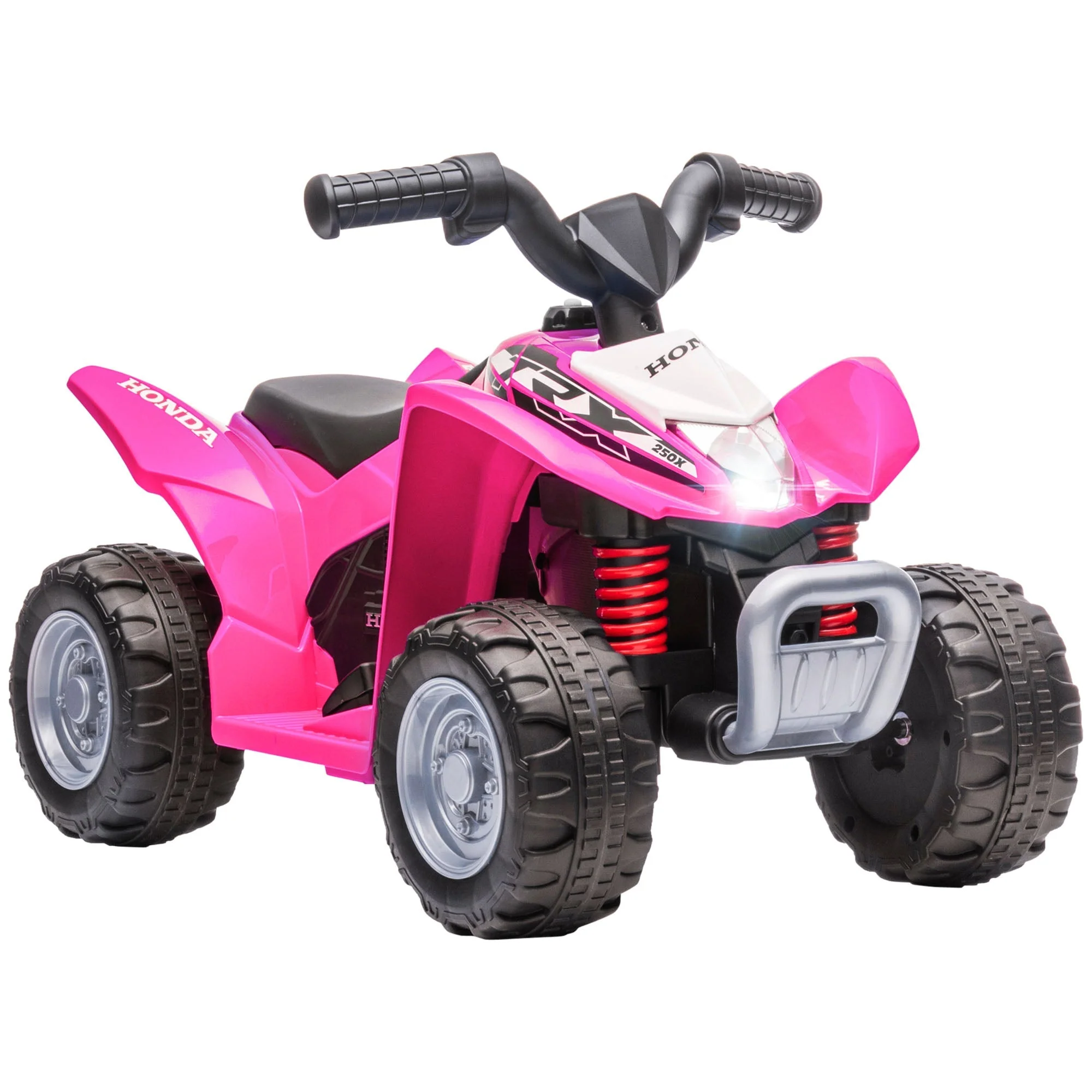 Honda Ride On Quad Bike With LED Light & Horn 1.5 To 3 Years Pink by Aiyaplay - Image 2