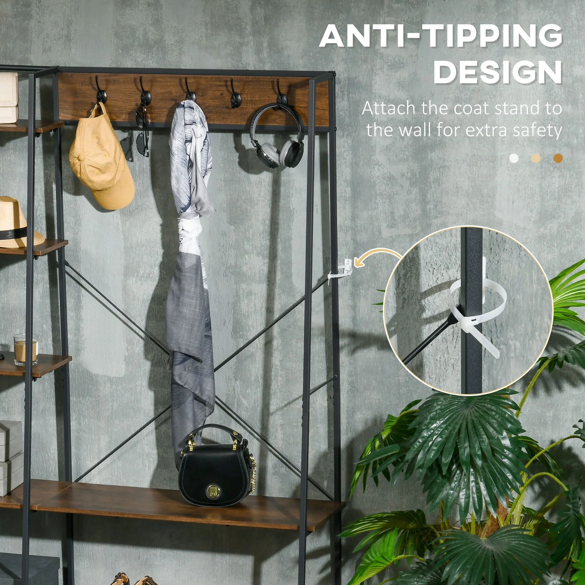 Industrial Coat Rack Stand - Image 6