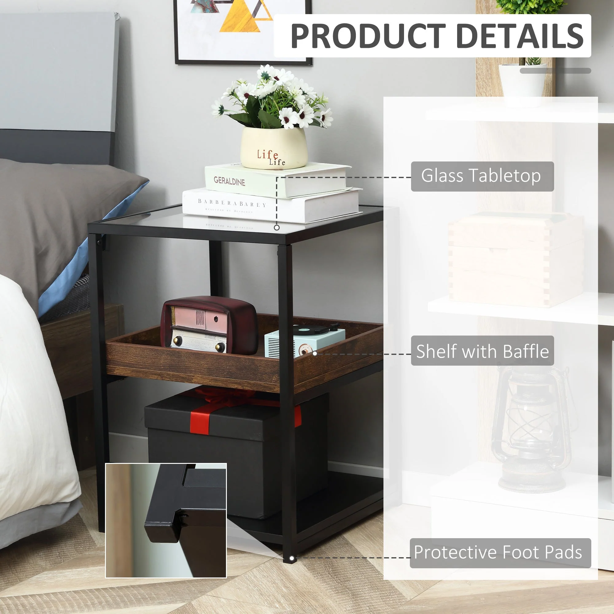 Industrial Side Table - Image 5