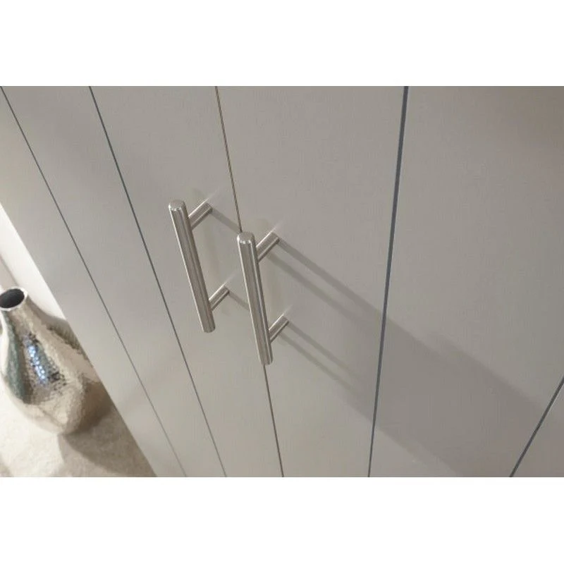 Kendal Tall Wardrobe Grey 2 Doors 1 Drawer - Image 3