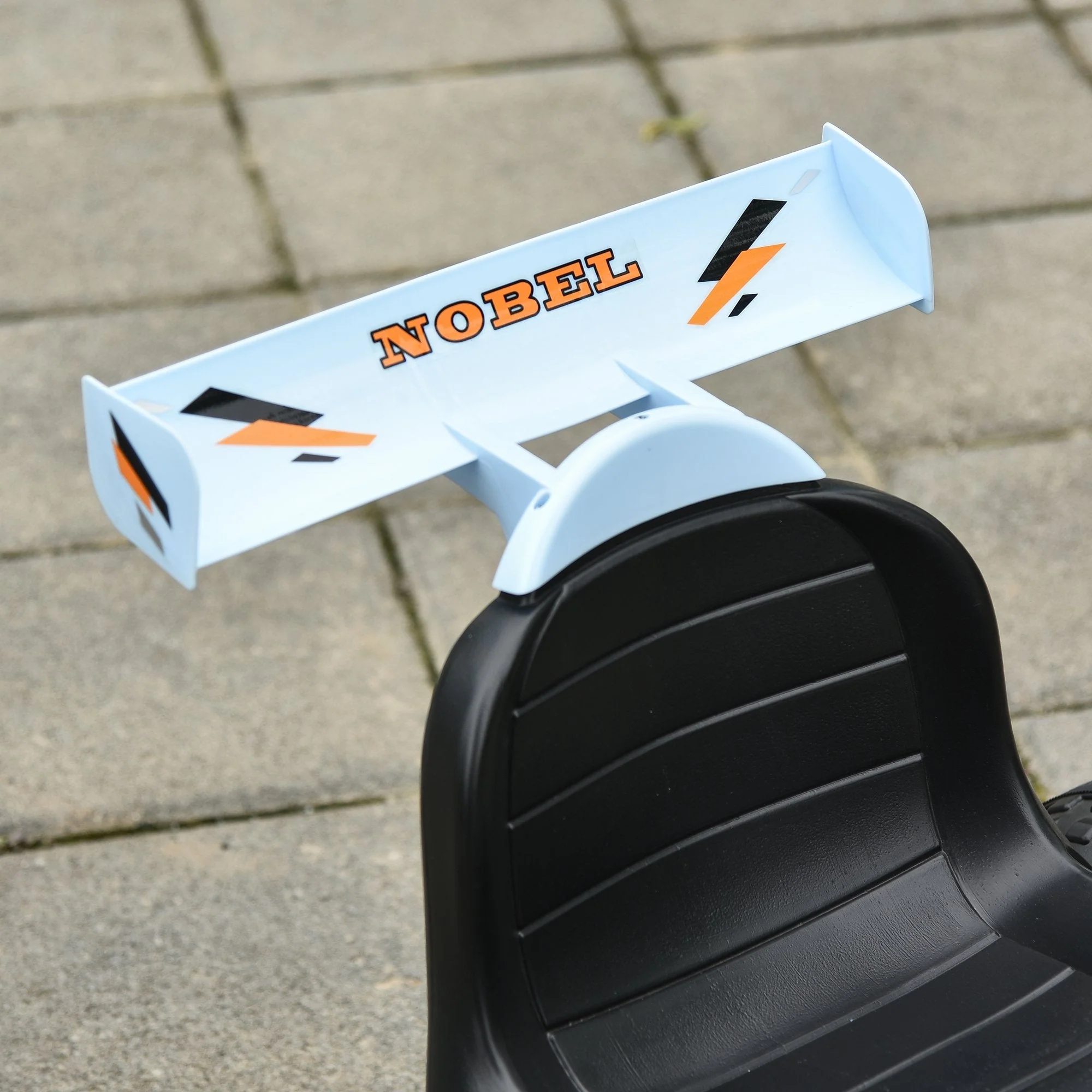 Kids Adjustable Seat PP Pedal Go-Kart Blue/Orange - Image 7