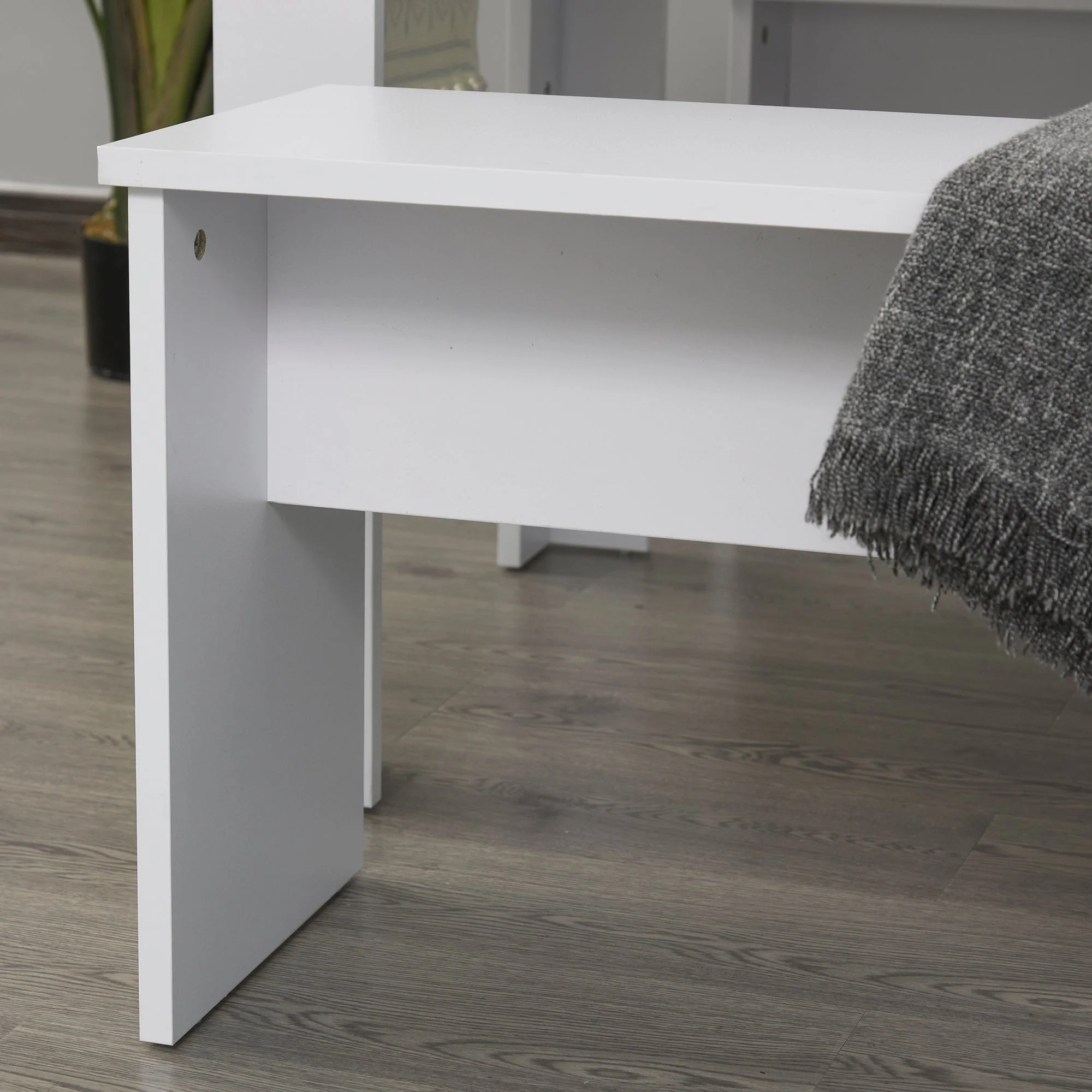 Kitchen Dining Table and 2 Benches Set - Image 9