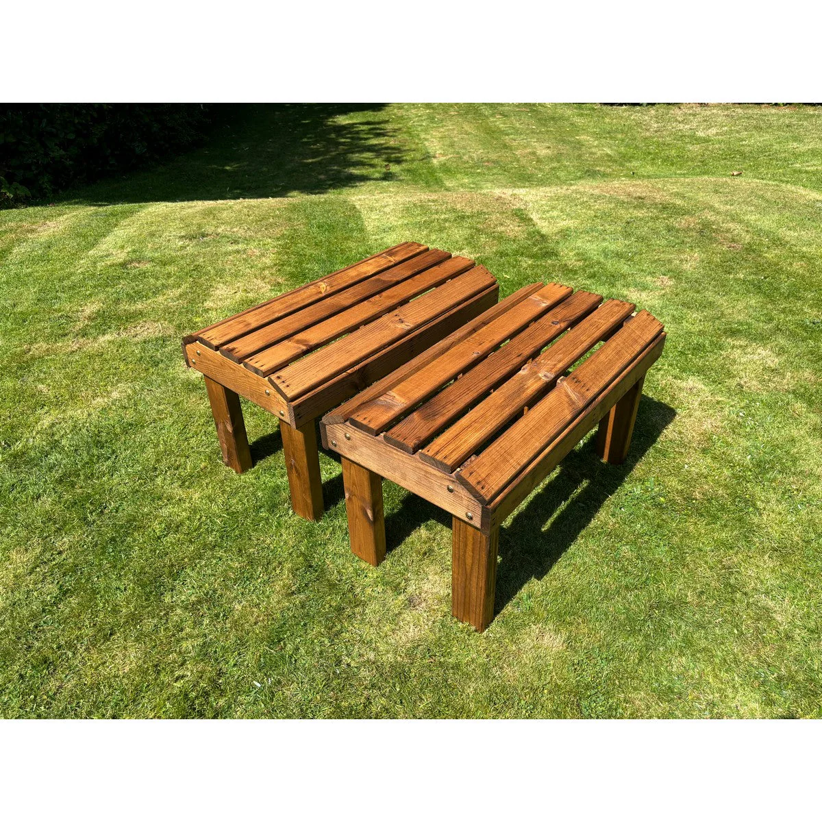 Set of Two Knights Garden Bench Bench by Charles Taylor - Image 3