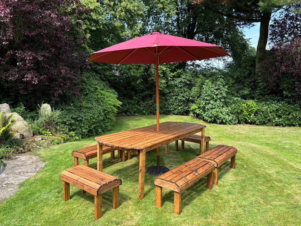 Knights Garden Patio Dining Set by Charles Taylor - 10 Seats - Image 13