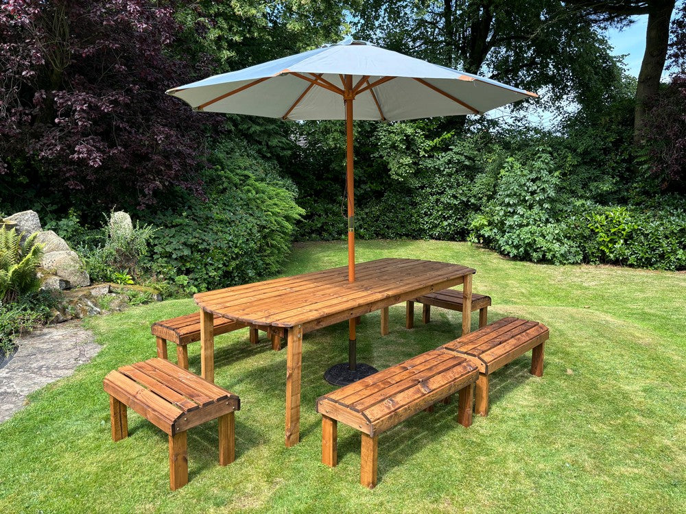 Knights Garden Patio Dining Set by Charles Taylor - 10 Seats - Image 17
