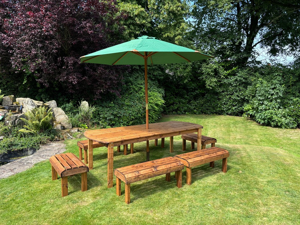 Knights Garden Patio Dining Set by Charles Taylor - 10 Seats - Image 19