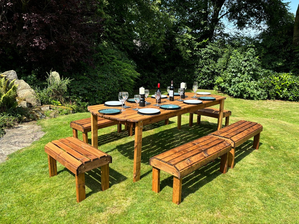 Knights Garden Patio Dining Set by Charles Taylor - 10 Seats - Image 2