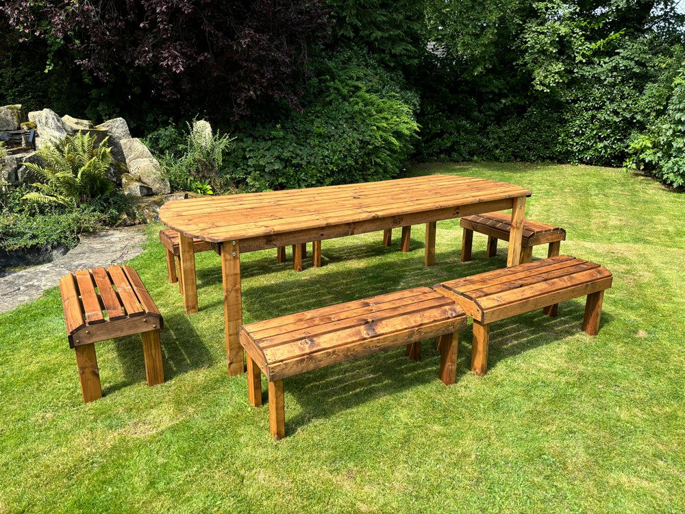 Knights Garden Patio Dining Set by Charles Taylor - 10 Seats - Image 21
