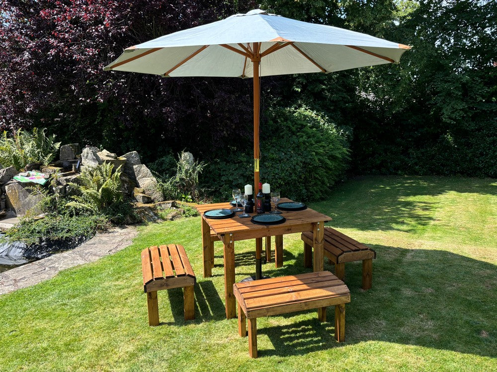 Knights Garden Patio Dining Set by Charles Taylor - 4 Seats - Image 3