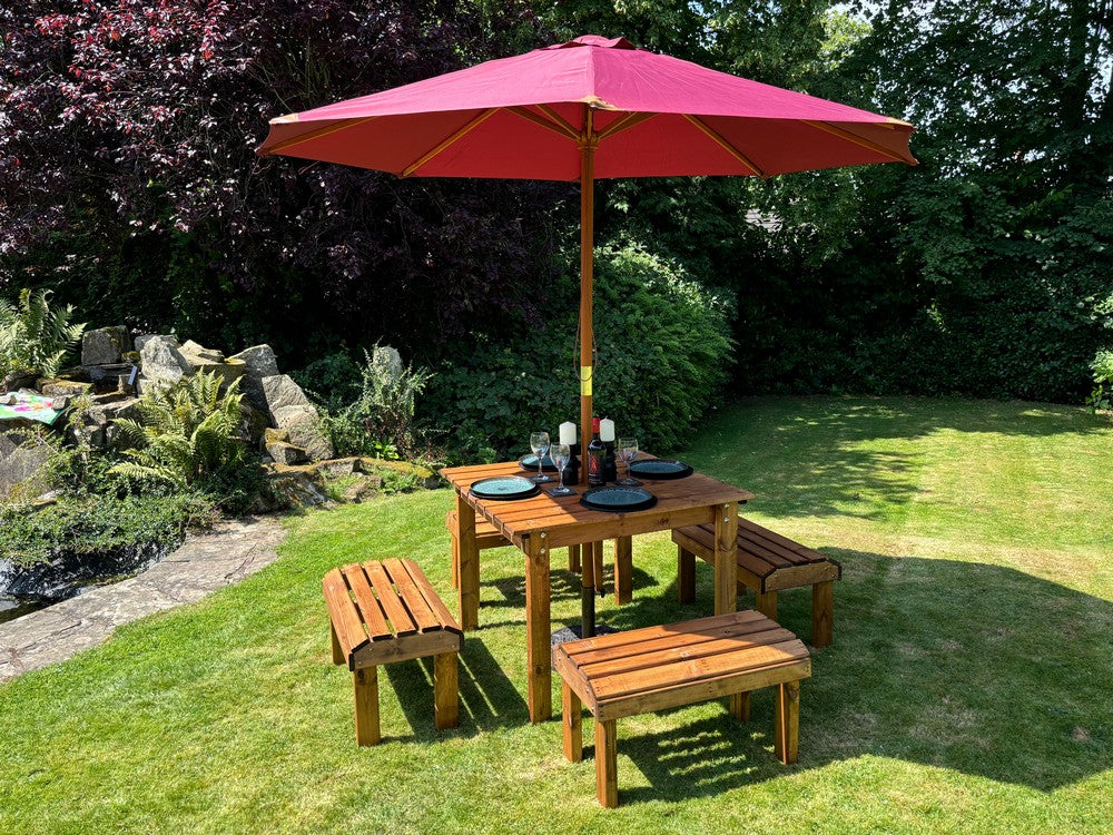 Knights Garden Patio Dining Set by Charles Taylor - 4 Seats - Image 5