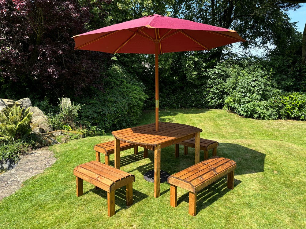 Knights Garden Patio Dining Set by Charles Taylor - 6 Seats - Image 10