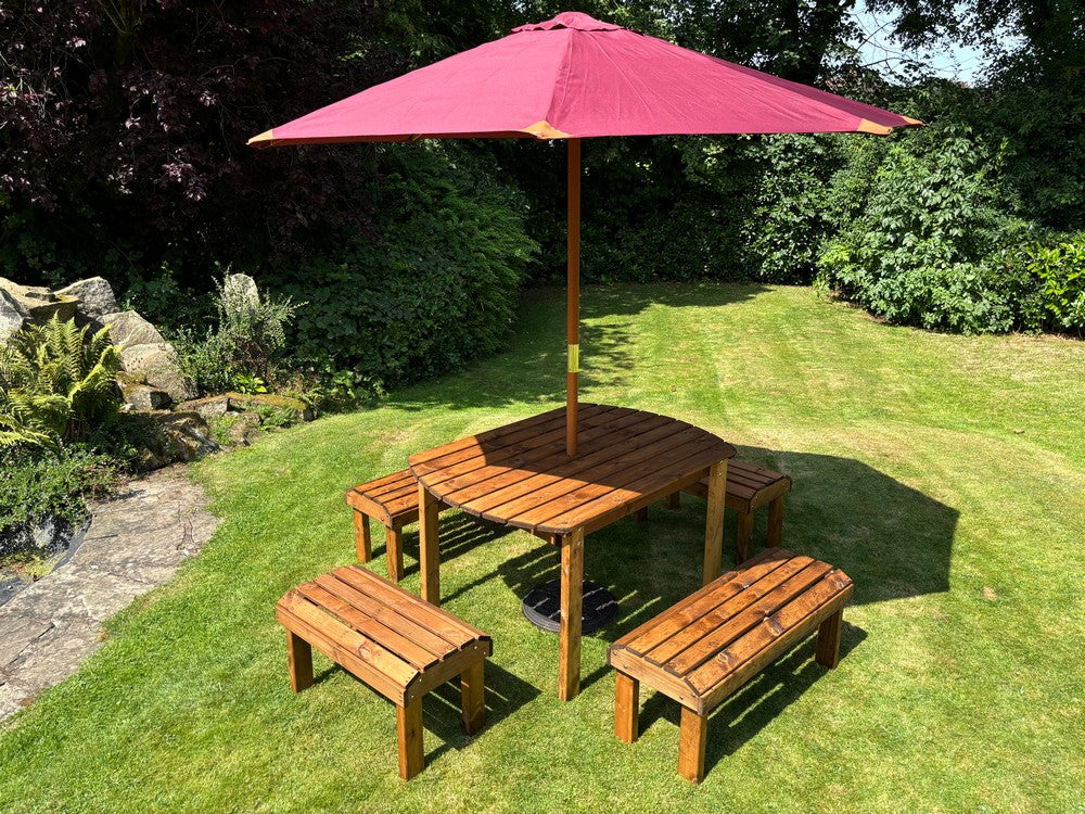 Knights Garden Patio Dining Set by Charles Taylor - 6 Seats - Image 12