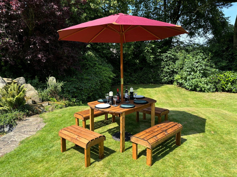 Knights Garden Patio Dining Set by Charles Taylor - 6 Seats - Image 13