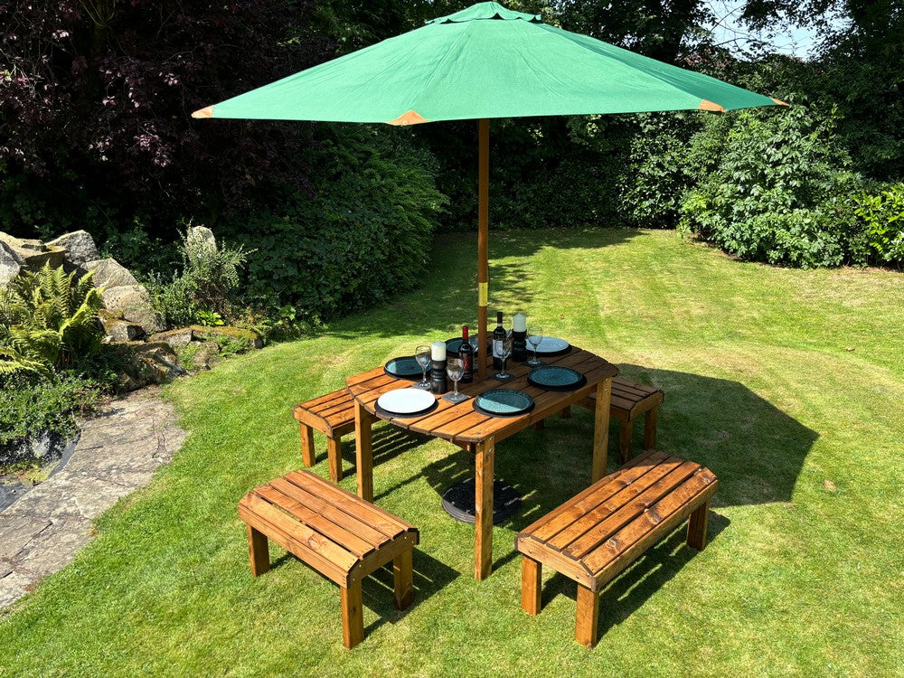 Knights Garden Patio Dining Set by Charles Taylor - 6 Seats - Image 16