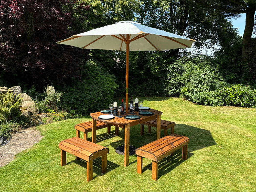 Knights Garden Patio Dining Set by Charles Taylor - 6 Seats - Image 19