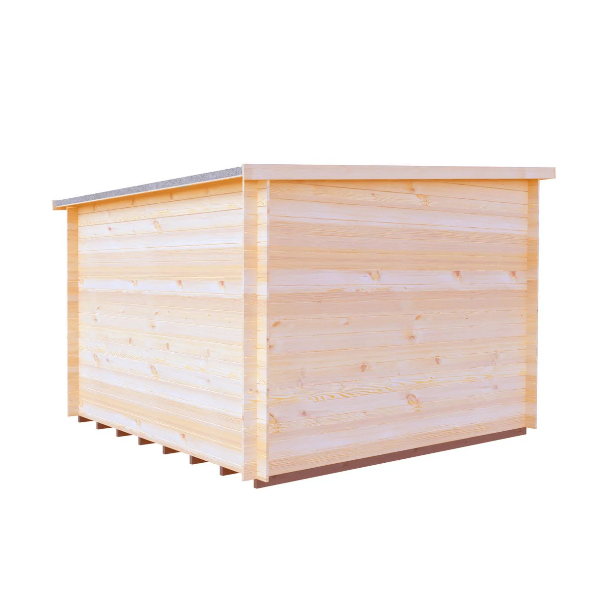 Shire Emneth 9' 9" x 9' 9" Pent Log Cabin - Premium 19mm Cladding Log Clad - Image 12