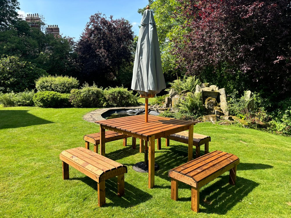 Knights Garden Patio Dining Set by Charles Taylor - 8 Seats - Image 11