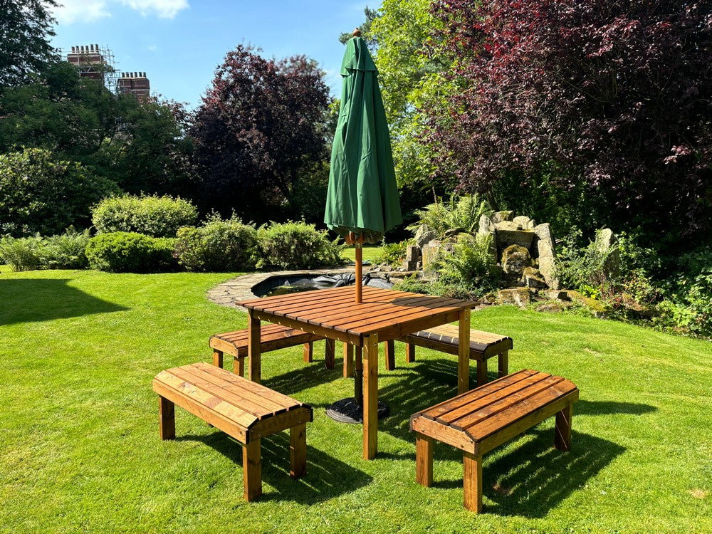 Knights Garden Patio Dining Set by Charles Taylor - 8 Seats - Image 16