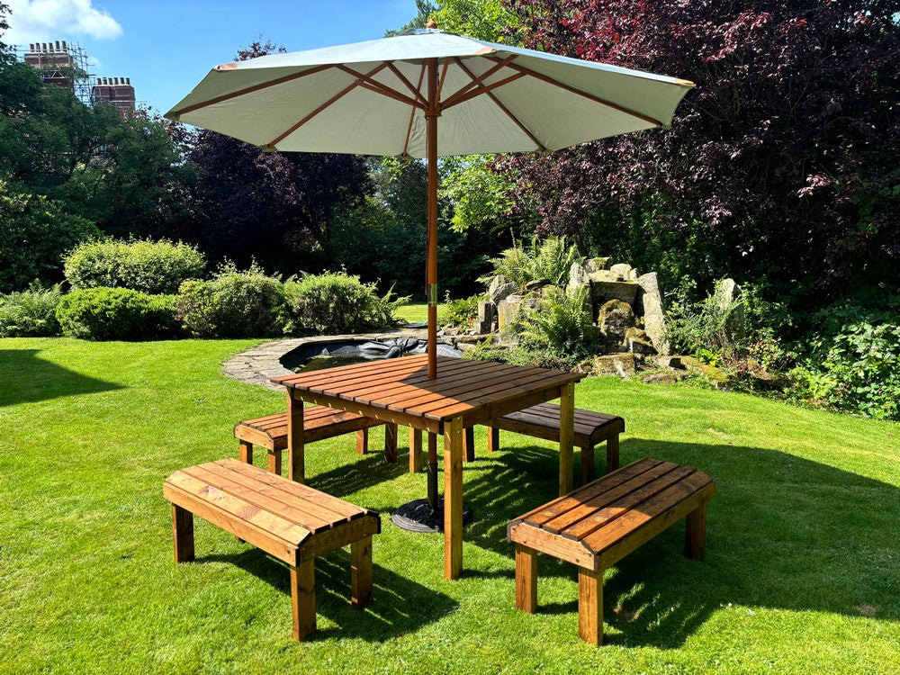 Knights Garden Patio Dining Set by Charles Taylor - 8 Seats - Image 18