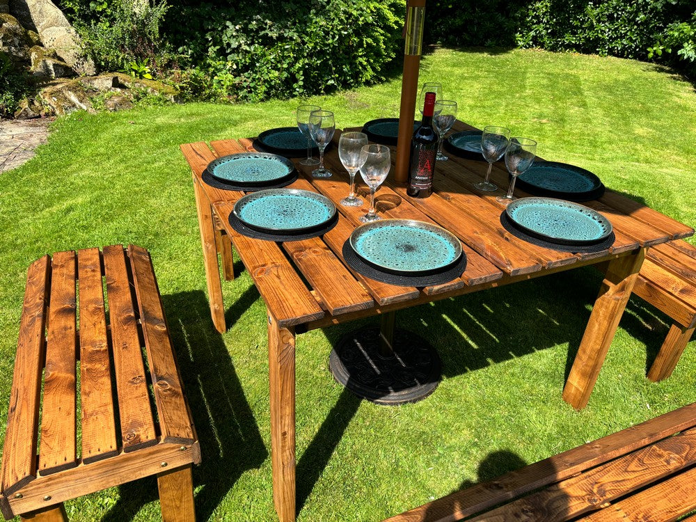 Knights Garden Patio Dining Set by Charles Taylor - 8 Seats - Image 19