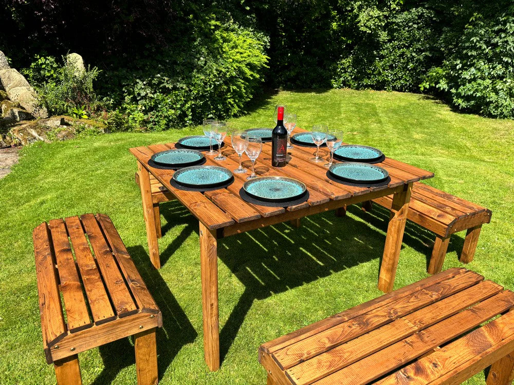 Knights Garden Patio Dining Set by Charles Taylor - 8 Seats - Image 20