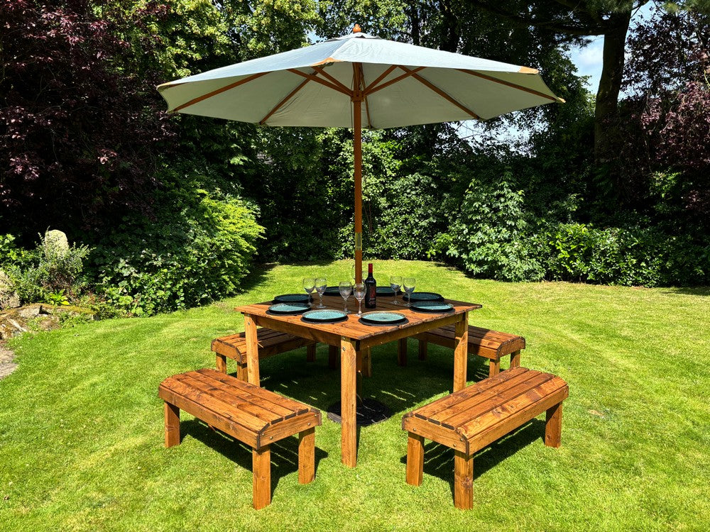 Knights Garden Patio Dining Set by Charles Taylor - 8 Seats - Image 22