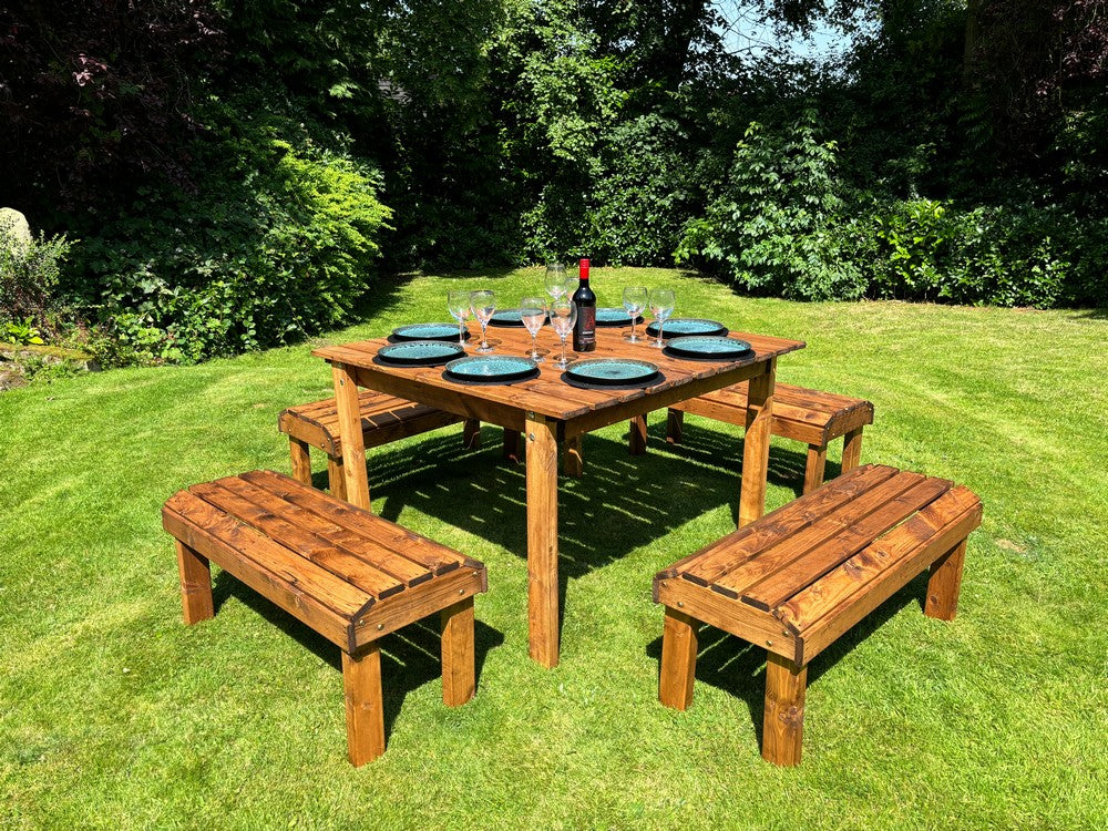Knights Garden Patio Dining Set by Charles Taylor - 8 Seats - Image 26