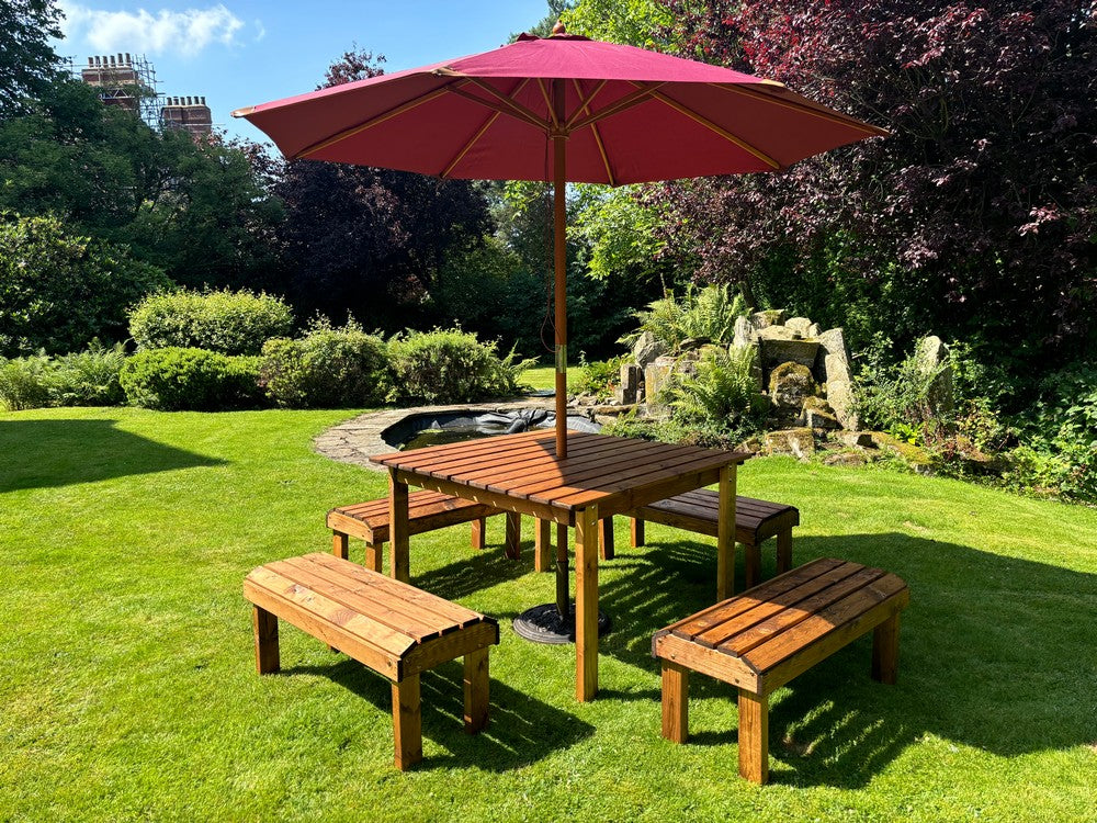 Knights Garden Patio Dining Set by Charles Taylor - 8 Seats - Image 8