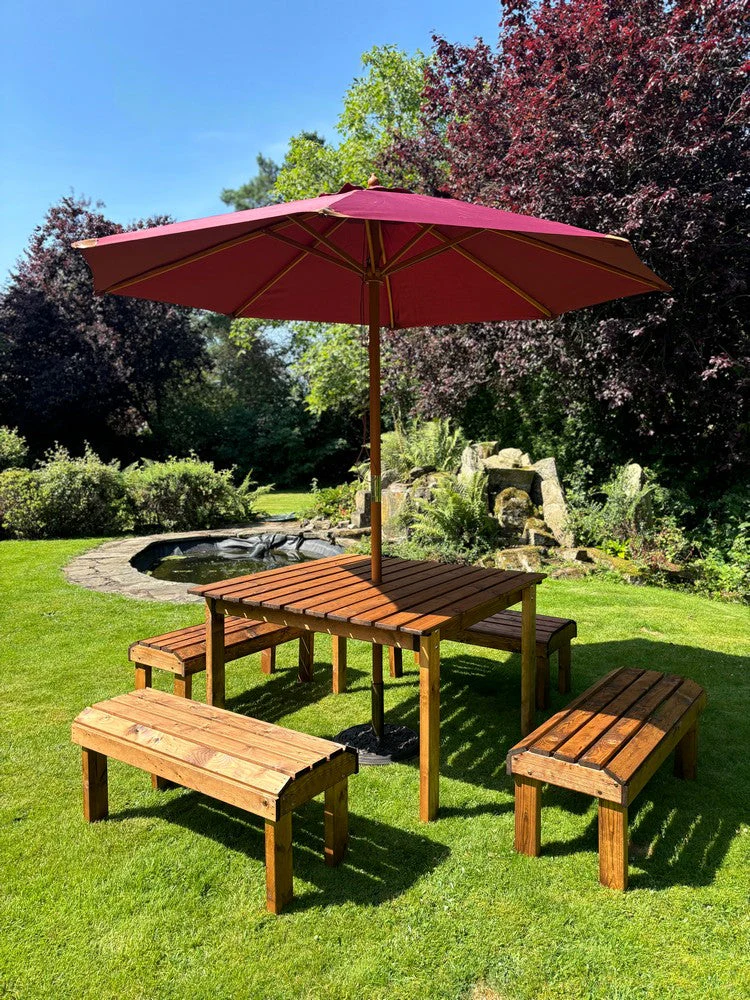 Knights Garden Patio Dining Set by Charles Taylor - 8 Seats - Image 9