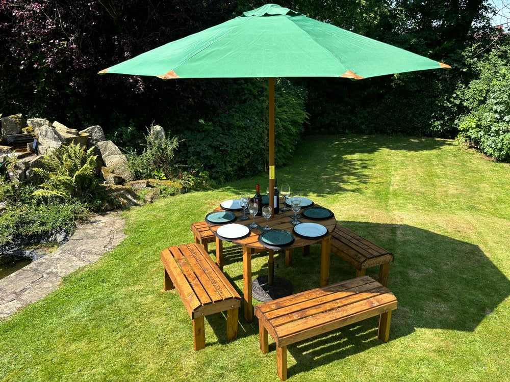 Knights Garden Patio Dining Set by Charles Taylor - 8 Seats - Image 14