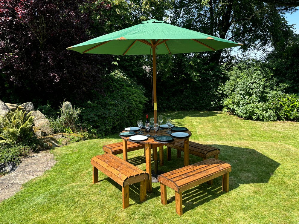 Knights Garden Patio Dining Set by Charles Taylor - 8 Seats - Image 16