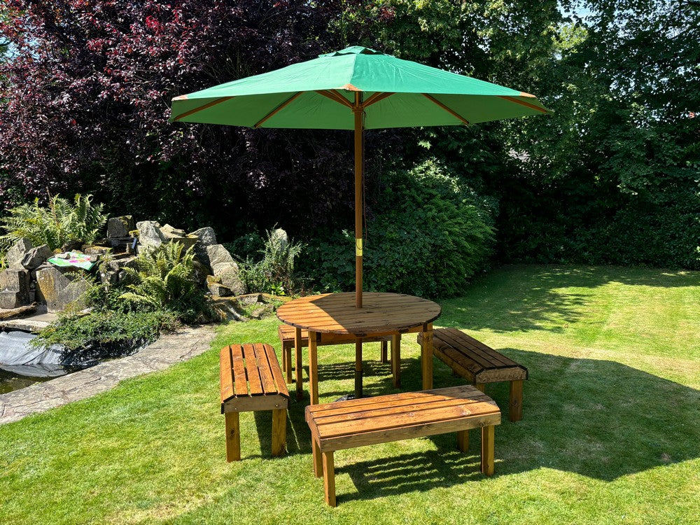 Knights Garden Patio Dining Set by Charles Taylor - 8 Seats - Image 3
