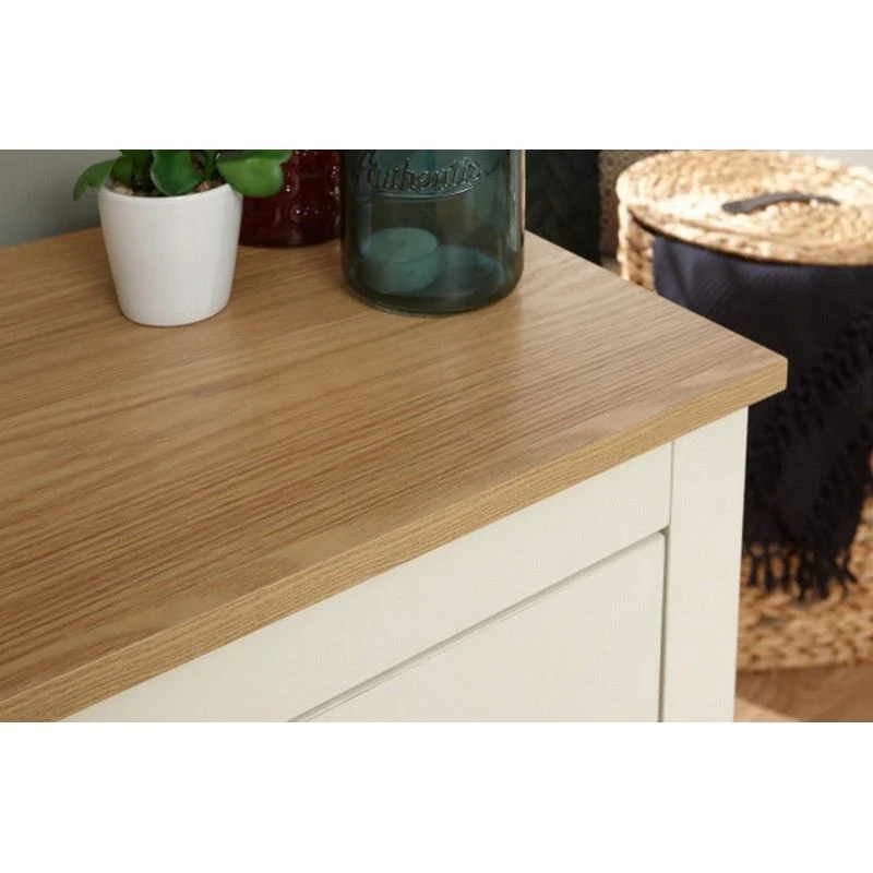 Lancaster Chest of Drawers Cream 4 Drawers - Image 5