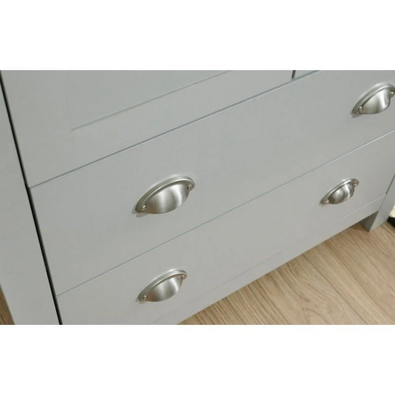 Lancaster Chest of Drawers Grey 4 Drawers - Image 5