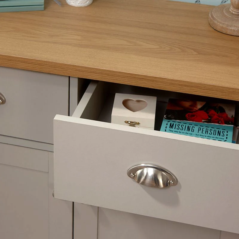 Lancaster Sideboard Grey 2 Doors 2 Drawers - Image 3