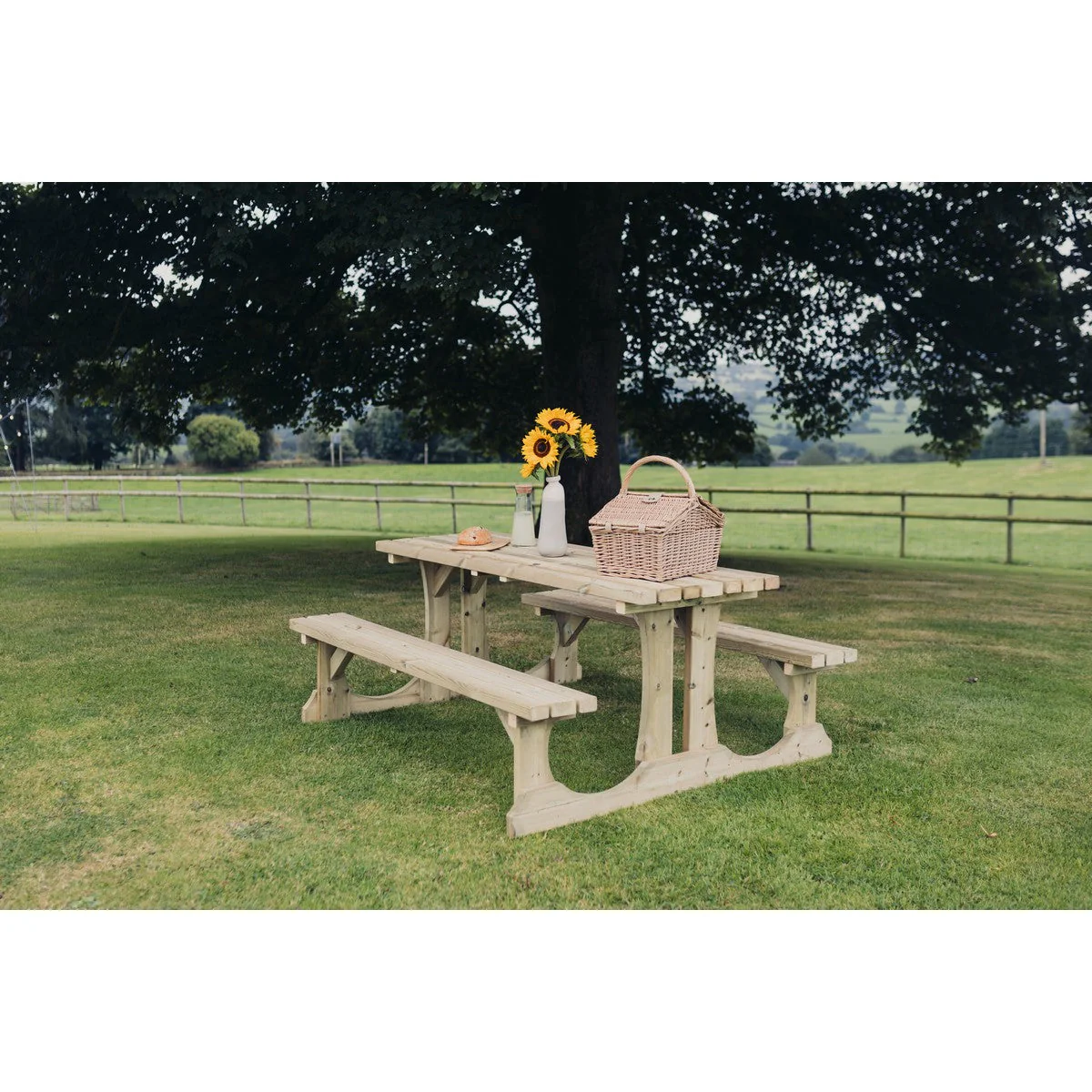 Lunar Garden Picnic Table by Churnet Valley - 4 Seats - PT107 - Image 7