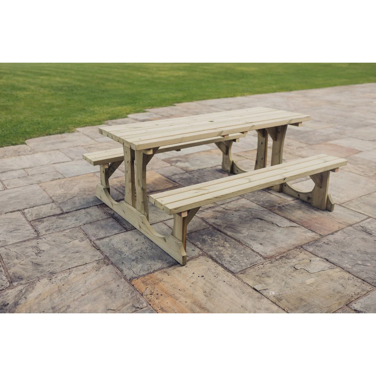 Lunar Garden Picnic Table by Churnet Valley - 6 Seats - PT108 - Image 10